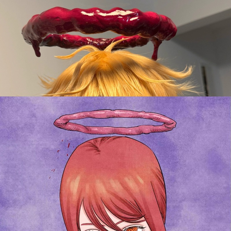 Women'S Red Accessories - Anime Makima Cosplay Testere Cos Kırmızı