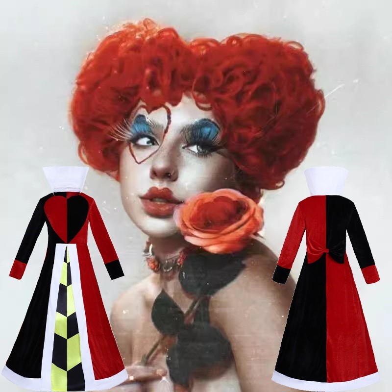 Women'S Red Accessories - Kraliçe Anime Kırmızı Kalp Film Cosplay