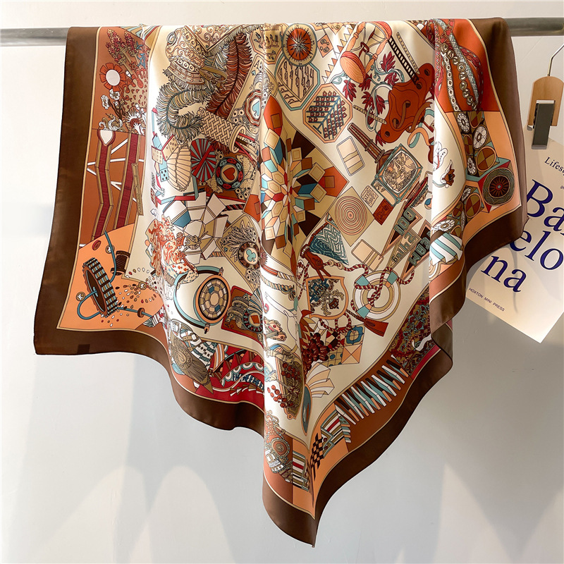 Silk Scarf Square - 2026 yeni kare dimi ipek eşarp