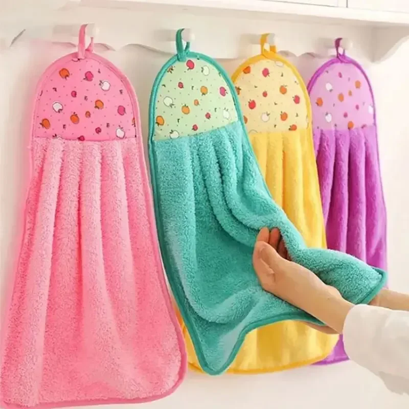 Women Kitchen Accessories - 1 adet Mercan Kadife Banyo Malzemeleri,
