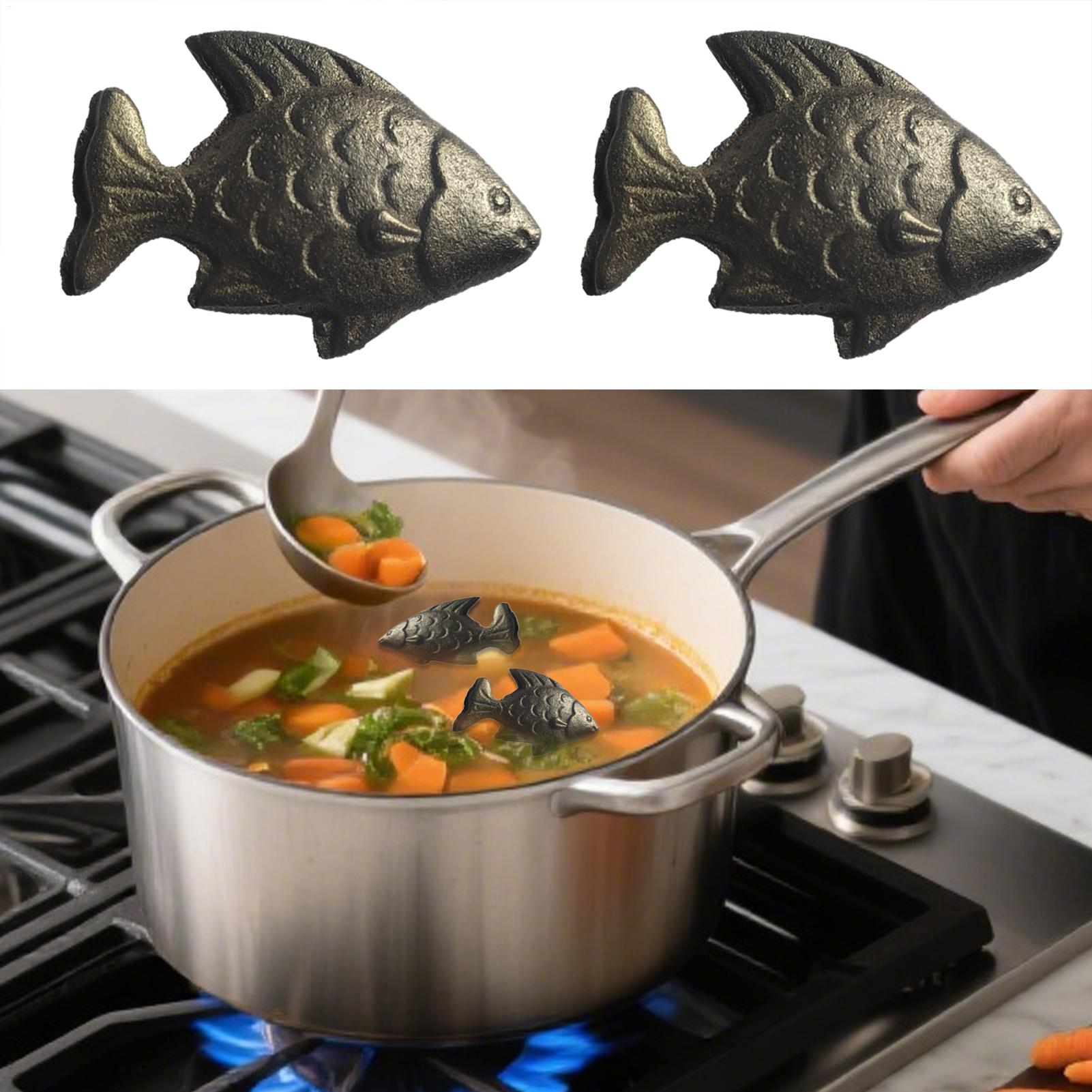 Women Kitchen Accessories - Demir Balık Pişirme Aleti Doğal 2