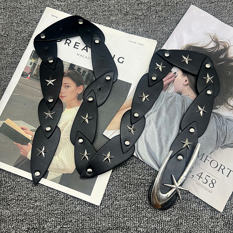 Women'S Emo Accessories - 2024 Style tarzı Vintag yıldız toka
