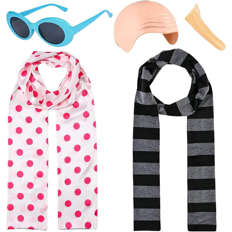 Women'S Accessories In The 1950S - Kadınlar bayanlar Retro Polka Dot eşarp