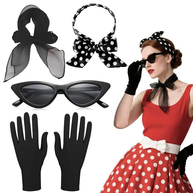 Women'S Accessories In The 1950S - 50'ler Retro Kostüm Aksesuarları Bayan 1950'ler