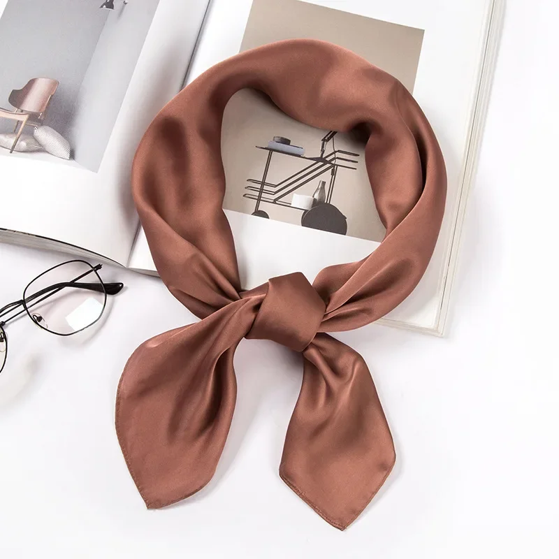 Saten Eşarp Kadın 70cm Düz Ren - Silk Scarf Square incelemesi ve fiyatı