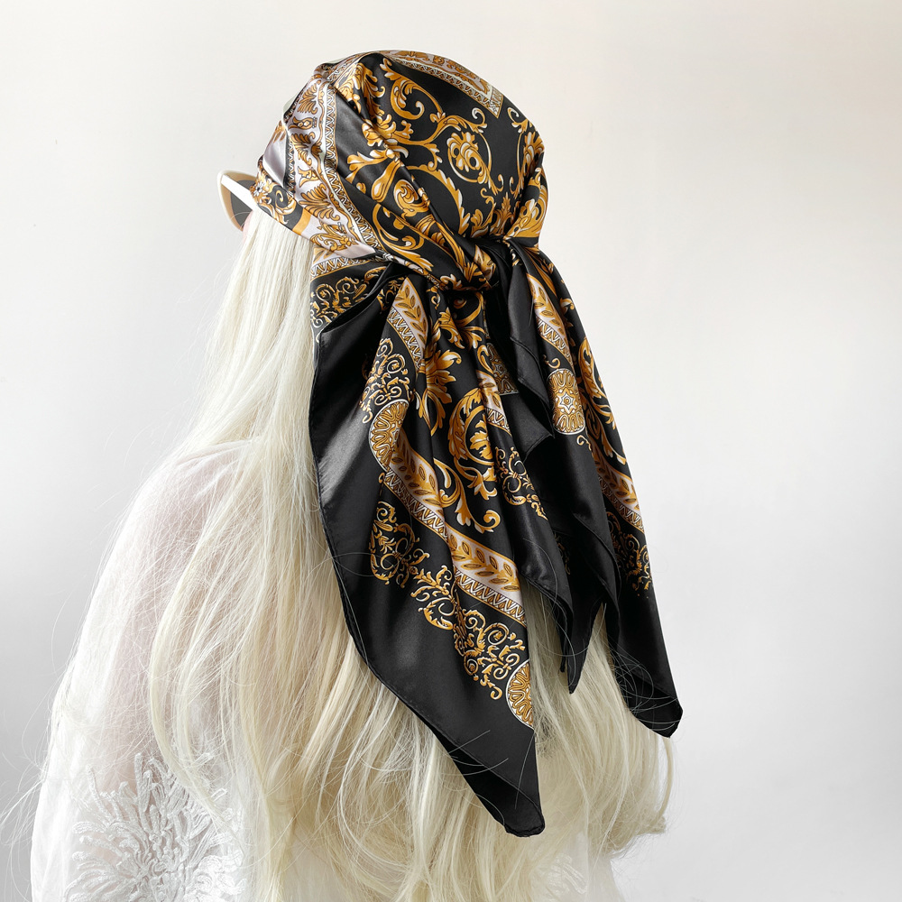 Ipek şal saten kare eşarp kadı - Silk Scarf Square incelemesi ve fiyatı