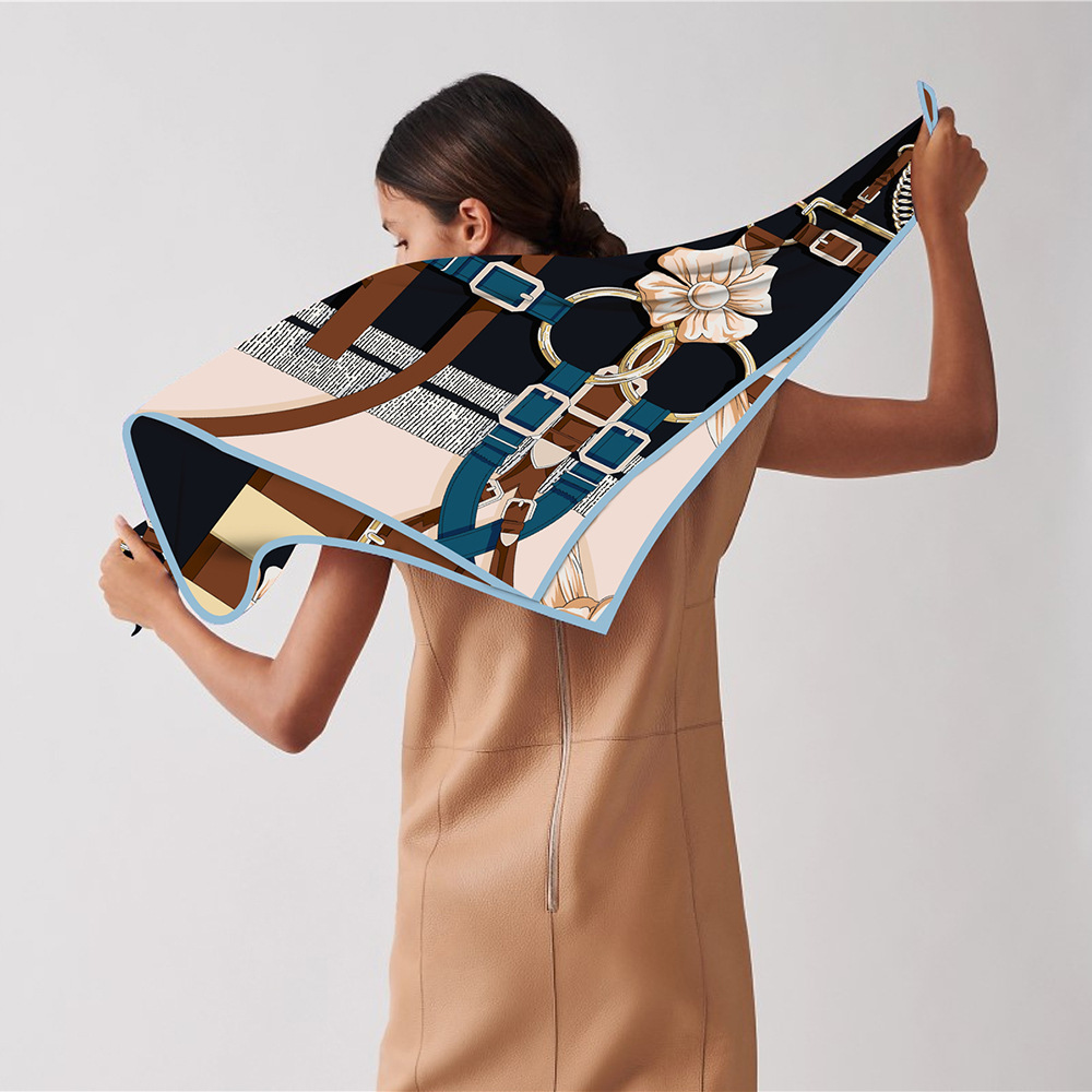 90cm yeni tasarım kemer dimi i - Silk Scarf Square incelemesi ve fiyatı