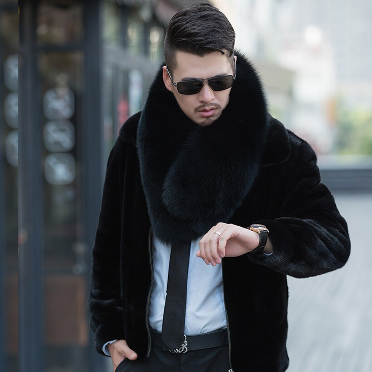 Hakiki Tilki Kürk Eşarp Kış Ak - Women Accessories Sale incelemesi ve fiyatı