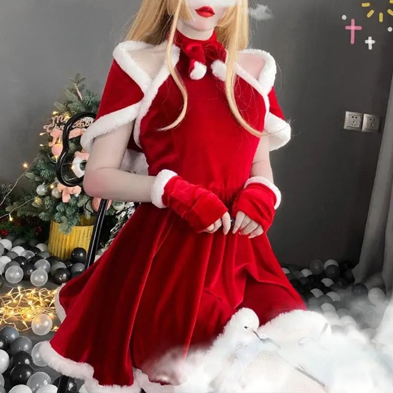 Noel Cosplay kostüm aksesuarla - Women'S Red Accessories incelemesi ve fiyatı