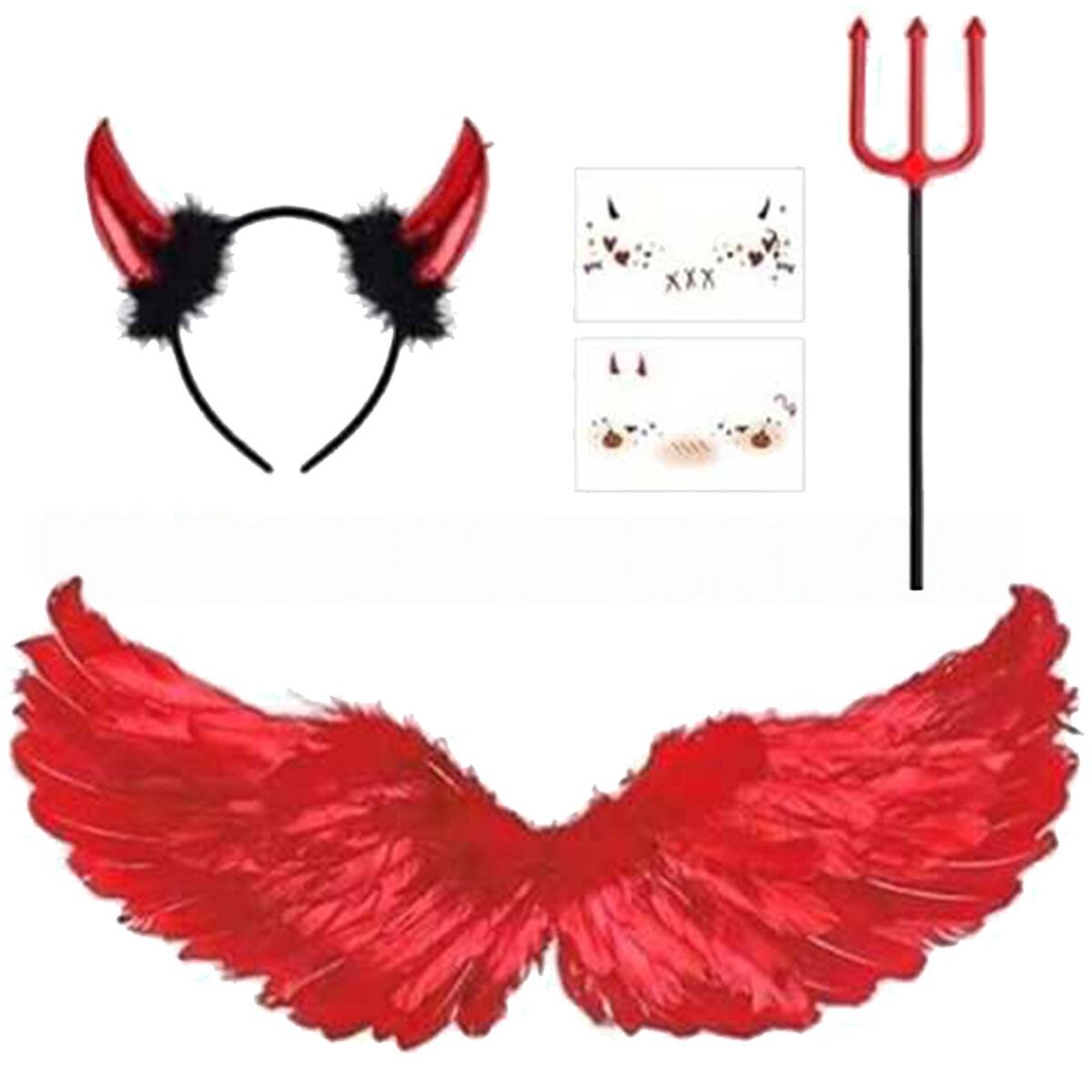 Cadılar Bayramı Kostümü Kırmız - Women'S Red Accessories incelemesi ve fiyatı