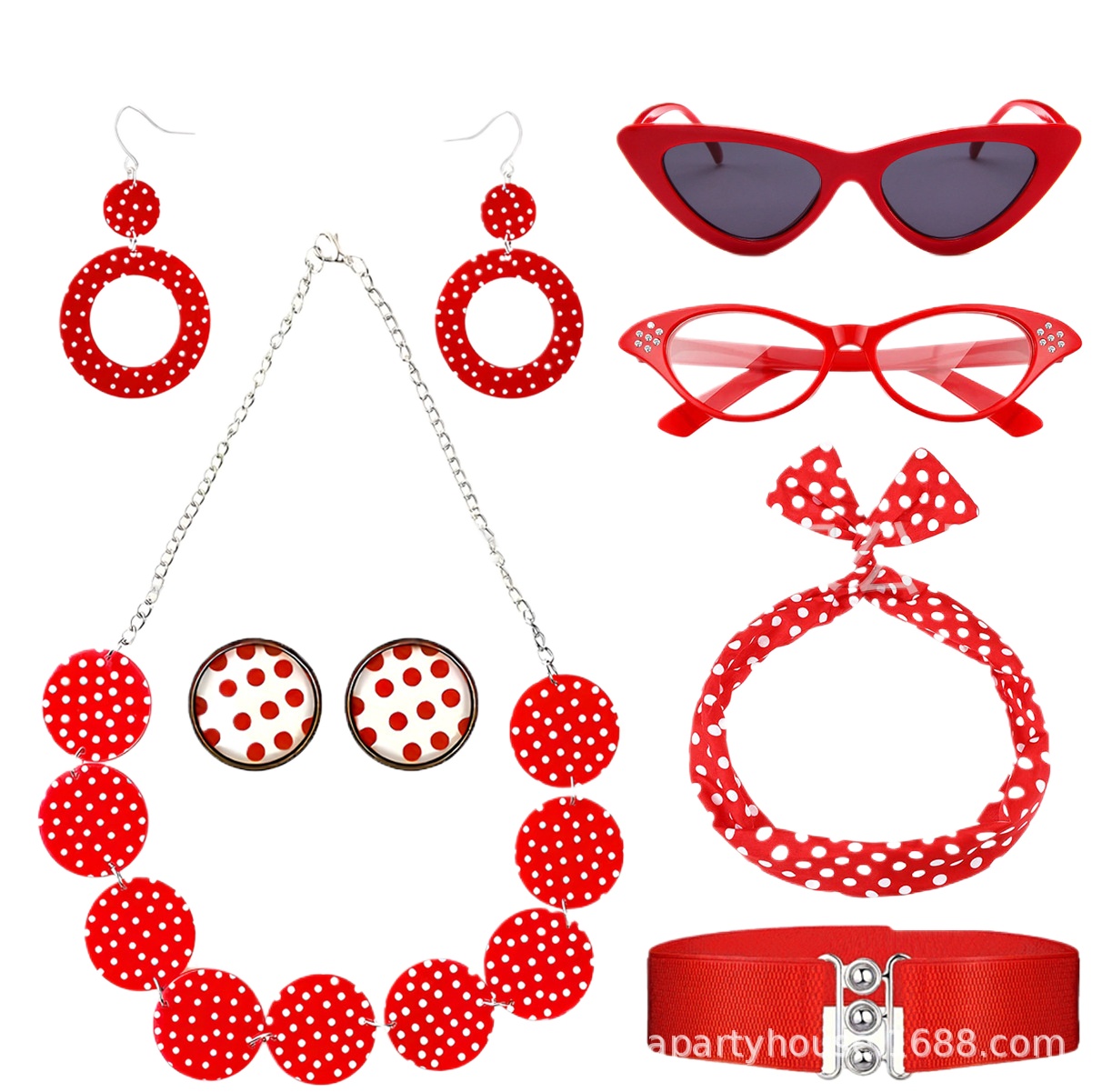 50'li 80'li Disko Parti Kostüm - Women'S Accessories In The 1950S incelemesi ve fiyatı