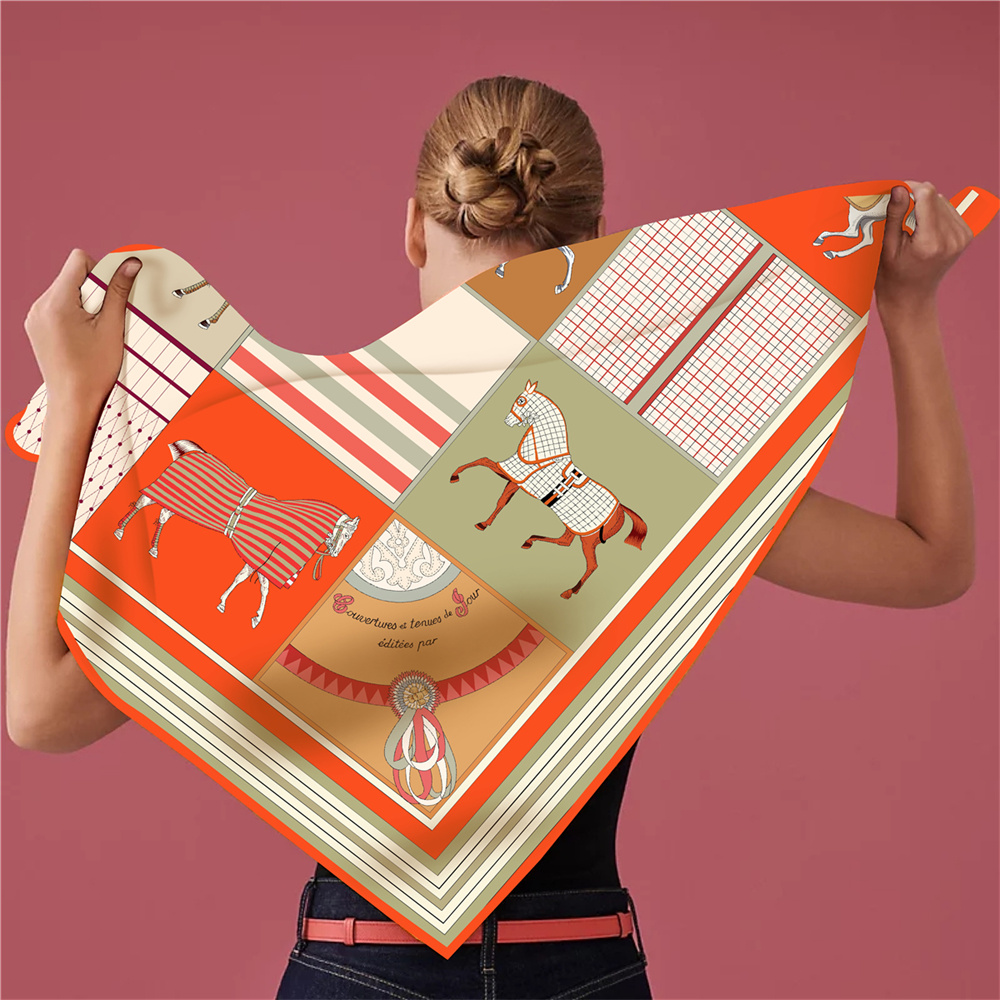 Yeni Tasarım Moda Baskılı İpek - Silk Scarf Square incelemesi ve fiyatı