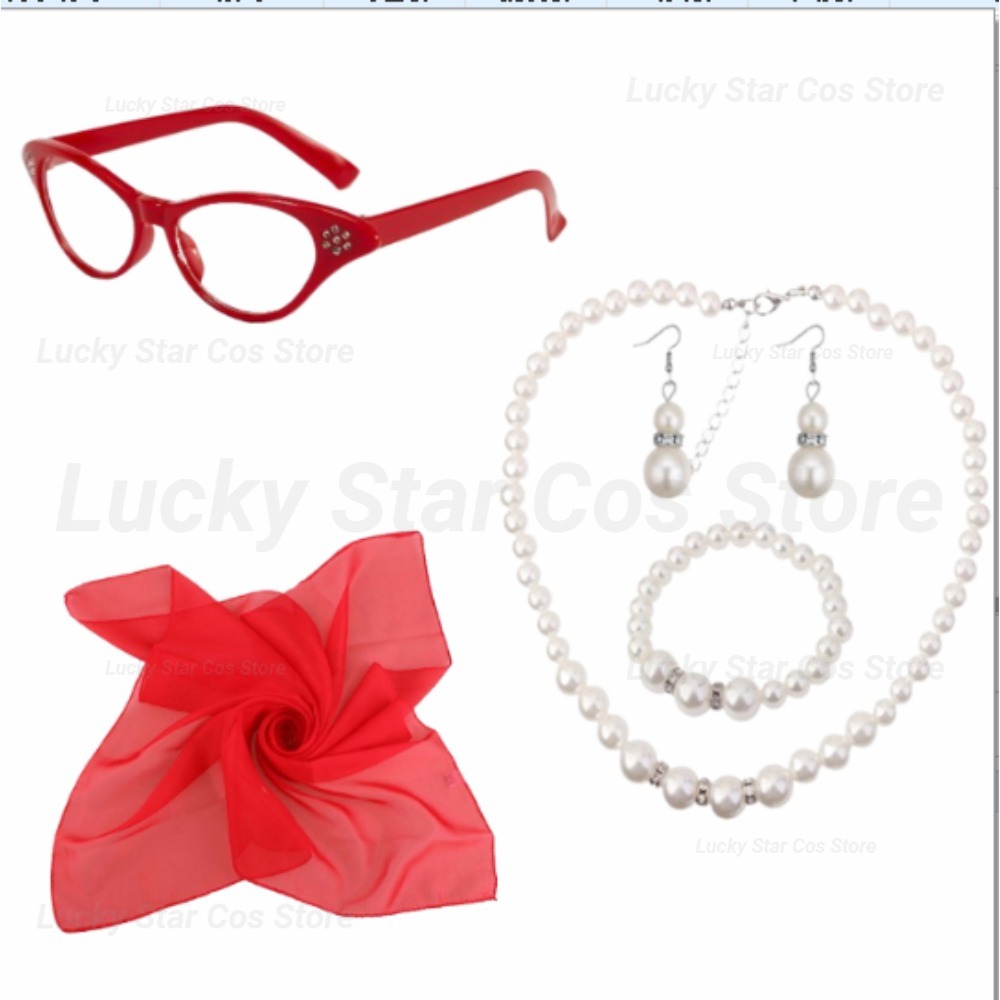 50'ler Retro Kostüm Aksesuarla - Women'S Accessories In The 1950S incelemesi ve fiyatı