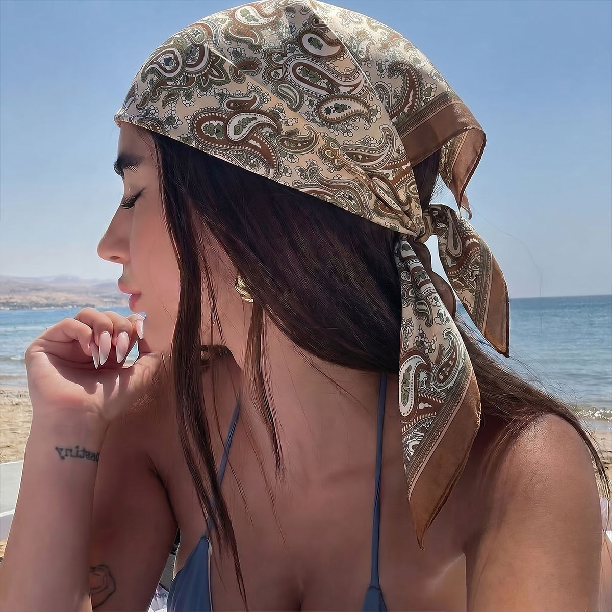 Yeni Tasarım Moda Kare ipek eş - Silk Scarf Square incelemesi ve fiyatı