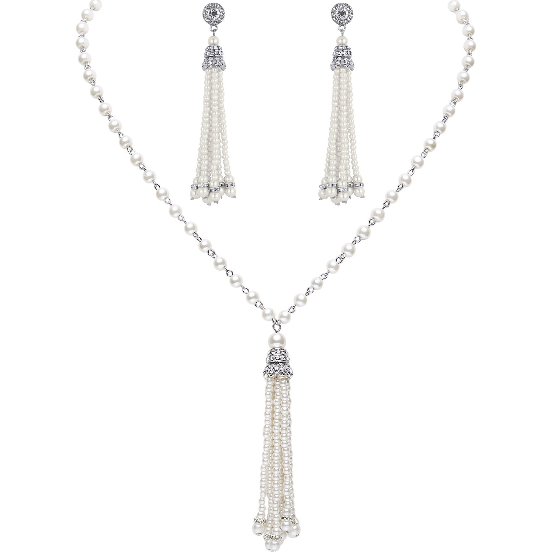 3-piece Set of Long Pearl Neck - Women'S Accessories In The 1950S incelemesi ve fiyatı