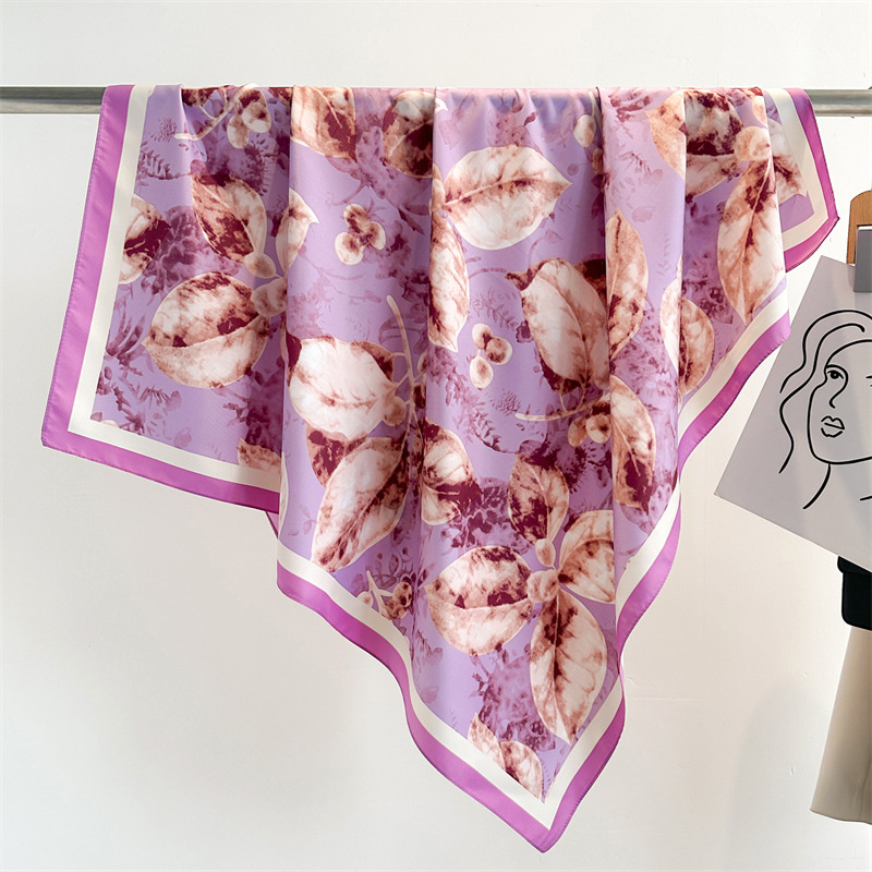 Retro 90cm baskılı büyük kare  - Silk Scarf Square incelemesi ve fiyatı