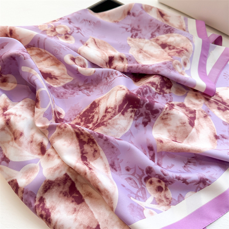 Retro 90cm baskılı büyük kare  - Silk Scarf Square incelemesi ve fiyatı