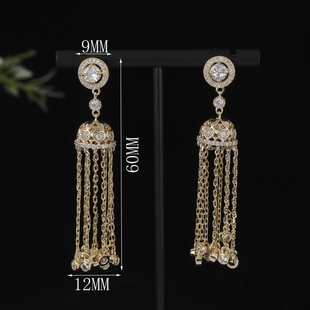 Uzun Geometri Yuvarlak Uzun Pü - Women Accessories Dubai incelemesi ve fiyatı