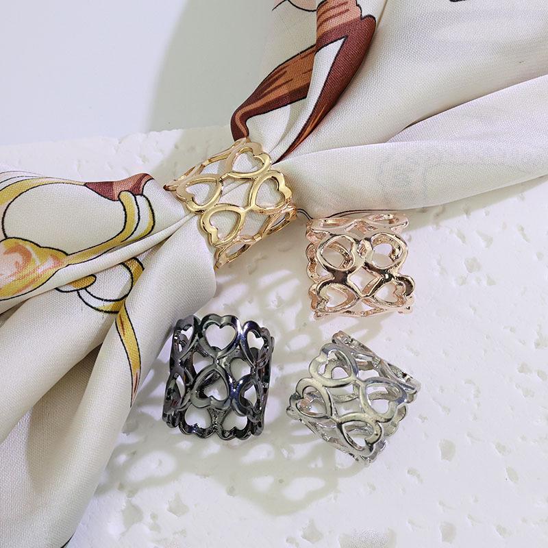 1/4 adet alaşım daire eşarp br - Women'S Accessories Clothing incelemesi ve fiyatı