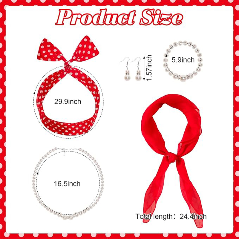 7 adet 1950'ler tarzı kadın ko - Women'S Accessories In The 1950S incelemesi ve fiyatı