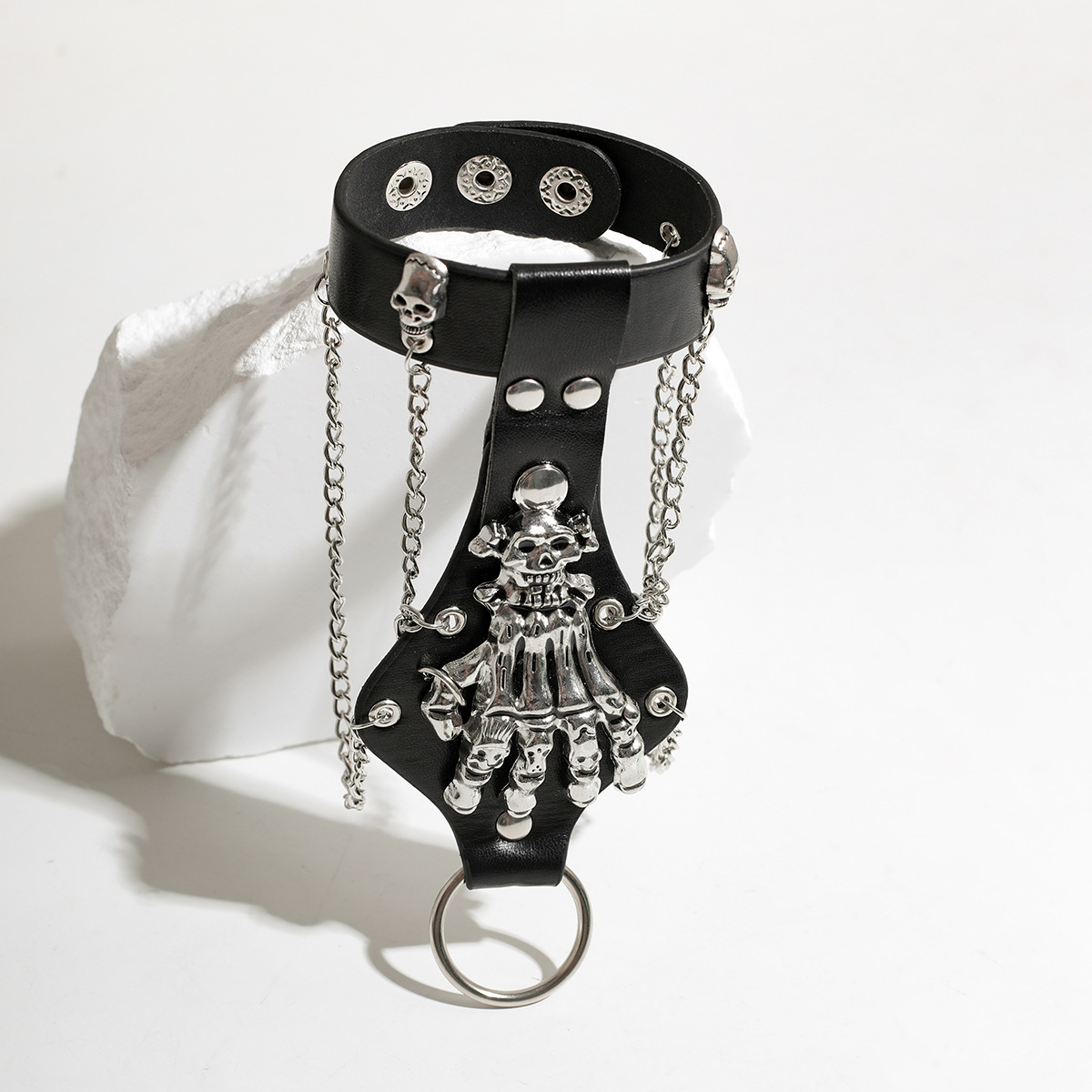 2024 yeni Emo Punk gotik kafat - Women'S Emo Accessories incelemesi ve fiyatı