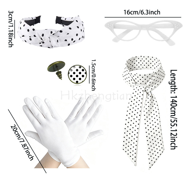 1950'ler Retro Puantiyeli Akse - Women'S Accessories In The 1950S incelemesi ve fiyatı