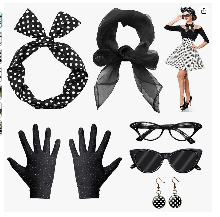 50s disko kostüm aksesuarları  - Women'S Accessories In The 1950S incelemesi ve fiyatı