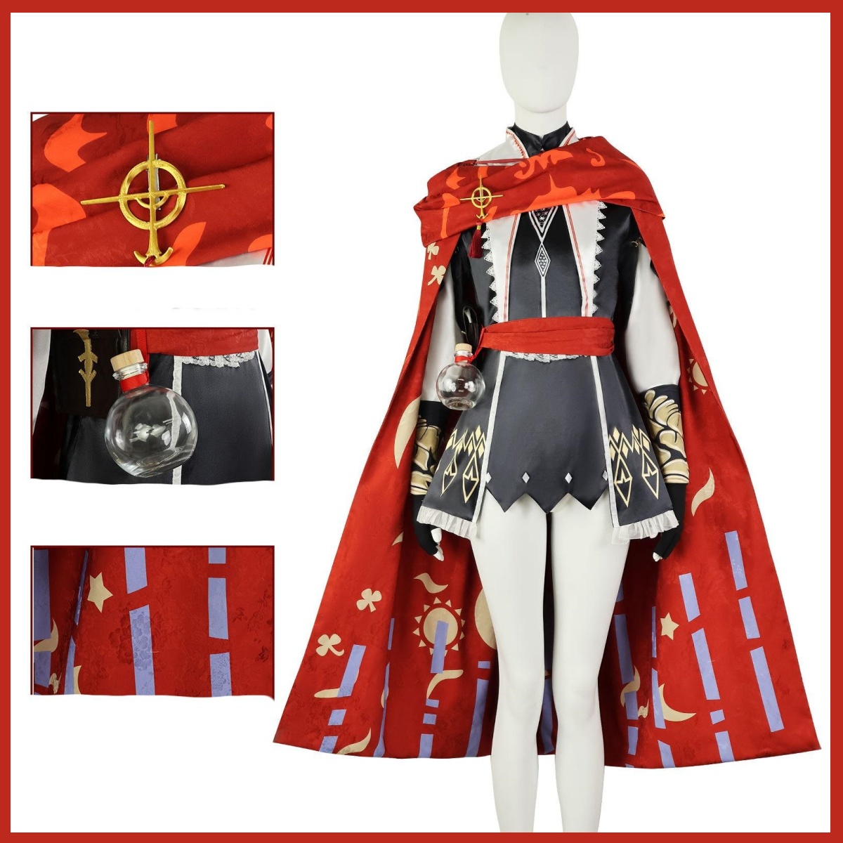 Oyun Arknights Exusiai Yeni An - Women'S Red Accessories incelemesi ve fiyatı