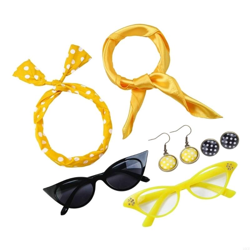 8 adet 50'ler Kostüm Aksesuarl - Women'S Accessories In The 1950S incelemesi ve fiyatı