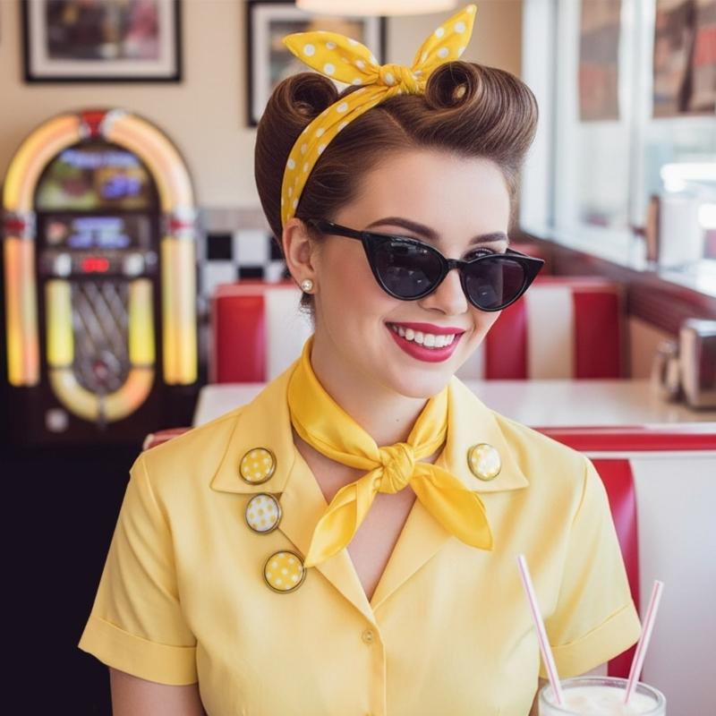 8 adet 50'ler Kostüm Aksesuarl - Women'S Accessories In The 1950S incelemesi ve fiyatı