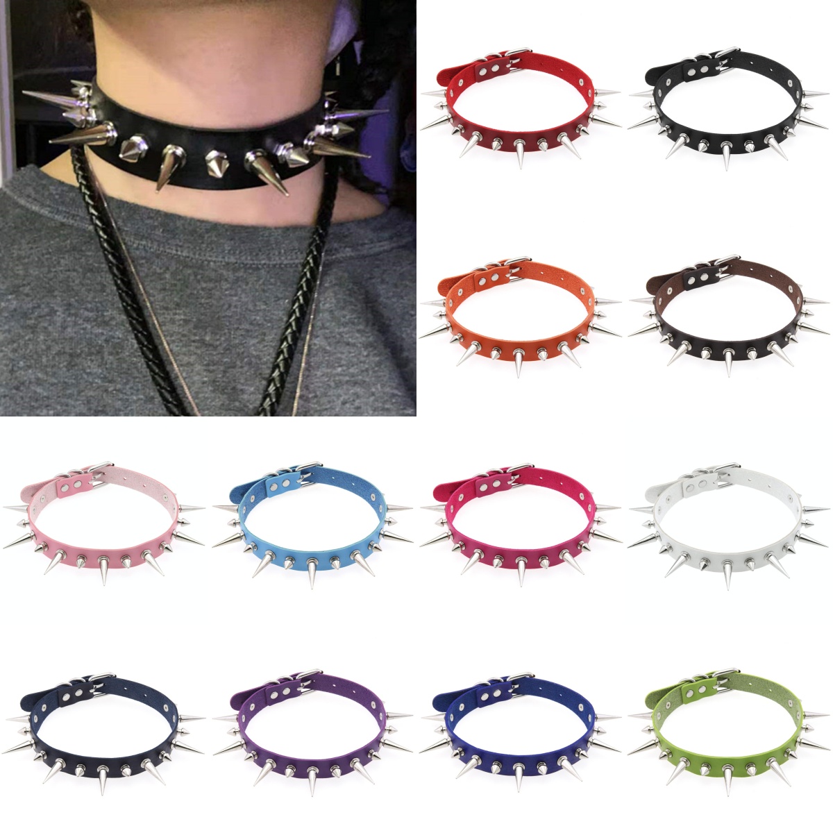 12 renkler cadılar bayramı Emo - Women'S Emo Accessories incelemesi ve fiyatı